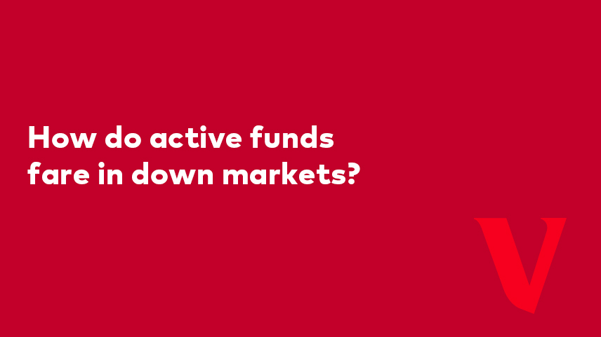 How do active funds fare in down markets?
