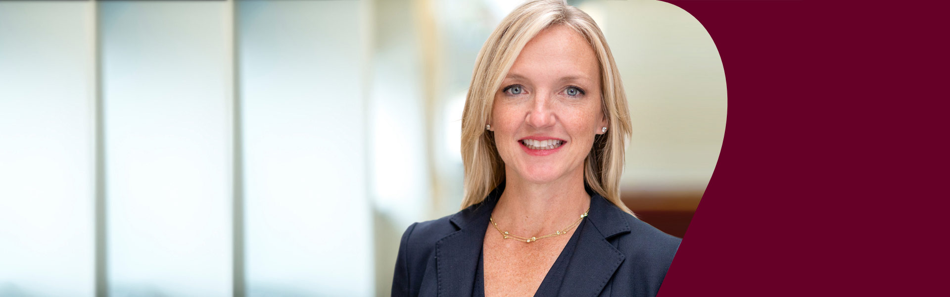 A portrait of Sara Devereux, Vanguard's Principal, Global Head of Fixed Income Group.