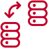 Site server exchange icon.