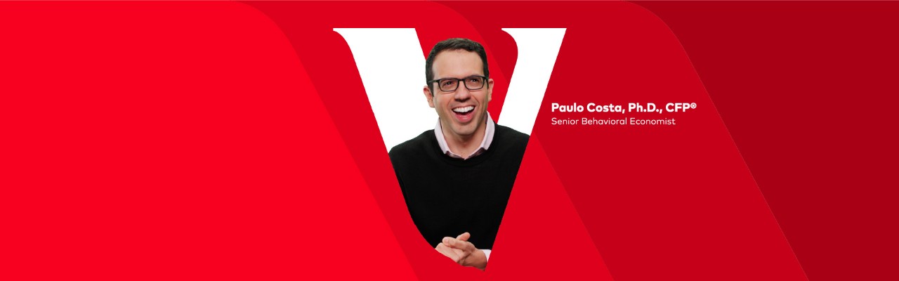 Paolo Costa’s picture is superimposed on a white V against a red background.